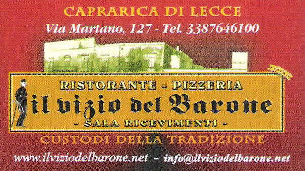 Ristorante Pizzeria "Il vizio del Barone"
